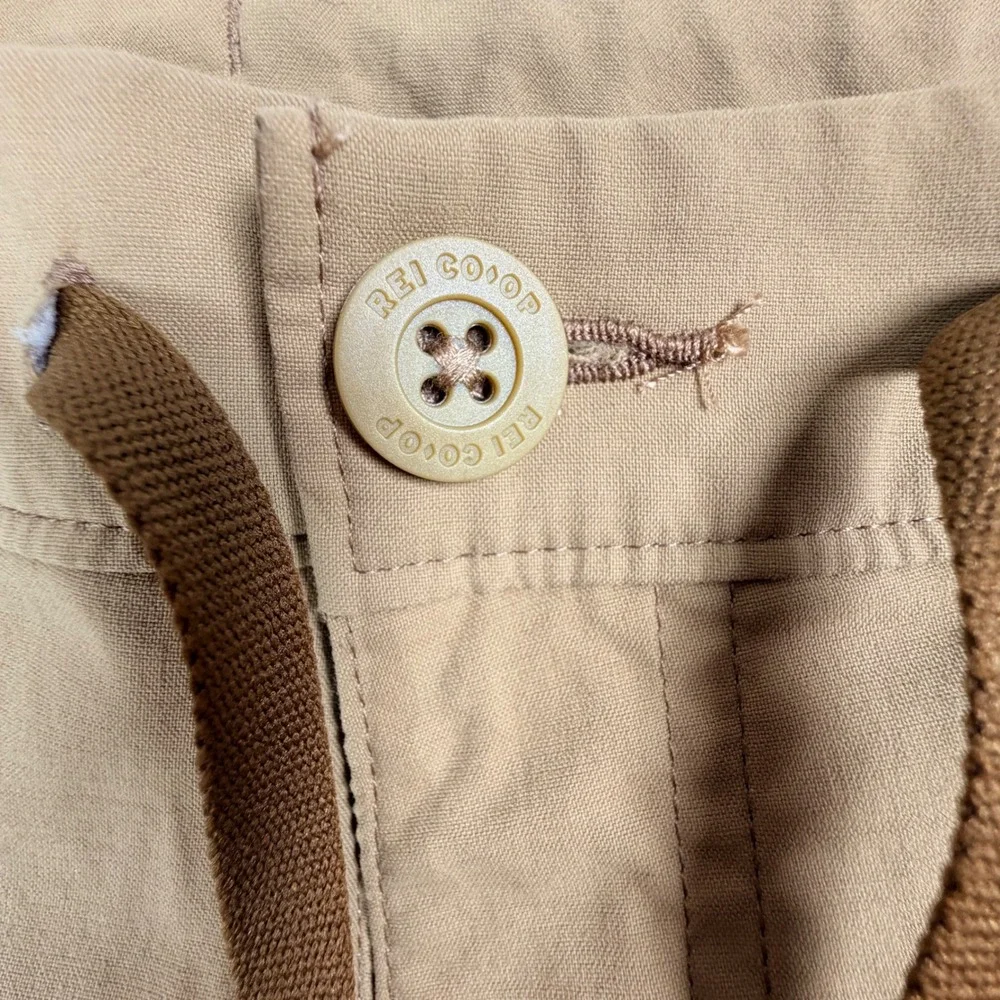 REI Co-op Sahara Path Pants Mens 31x29 Tan Brown Hiking Outdoor Travel Stretch